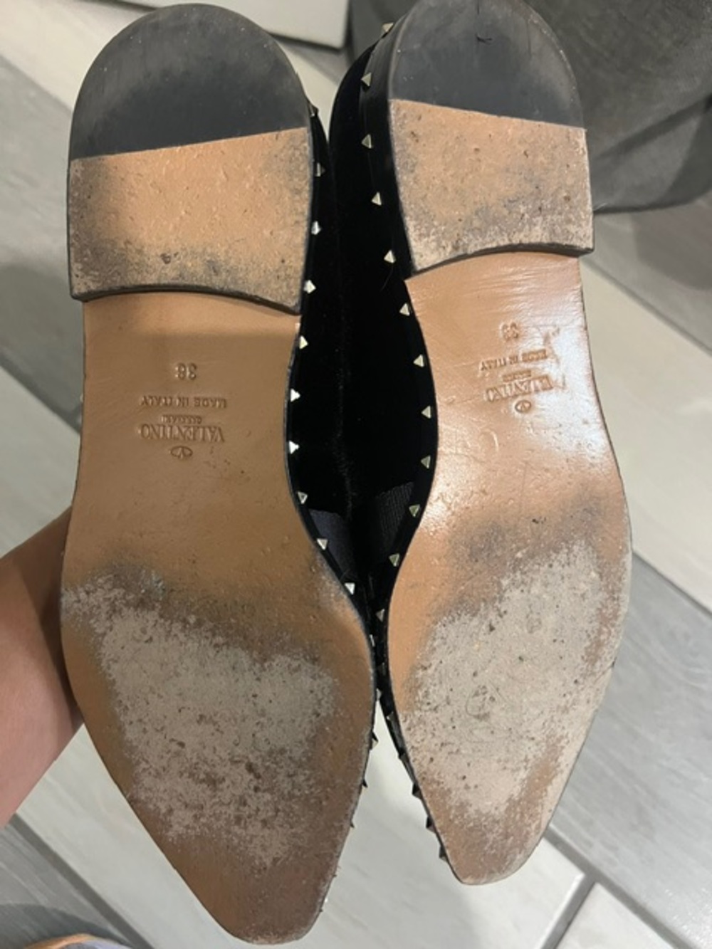Valentino Black Velvet Tuxedo Loafer - Picture 2 of 5